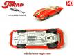 La Jaguar type E cabriolet rouge en miniature par Tekno au 1/43e