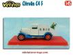 Le Citroën C4 F de la parade du cirque Knie en miniature par Verem au 1/45e