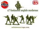 Les fantassins anglais modernes en figurines par Airfix au 1/32e