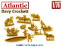 La vie de Davy Crockett en figurines Atlantic au 1/76e