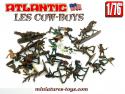 Les Cow Boys Outlaws et Shérifs du far West en figurines Atlantic au 1/76e