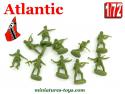 Les soldats allemands de la Wehrmacht en figurines Atlantic au 1/72e