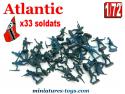Les soldats allemands de la Wehrmacht en figurines Atlantic au 1/72e