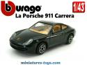 La Porsche 911 Carrera noire de 1993 en miniature par Bburago au 1/43e
