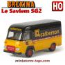 Le Saviem SG2 Calberson miniature de Brekina Sai au HO