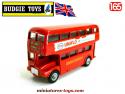 Le bus anglais AEC Routemaster à impérial en miniature Budgie Toy au 1/65e