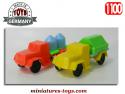 Un lot de 2 camions miniatures made in Germany au H0 HO 1/100e