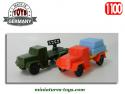 Un lot de 2 camions miniatures made in Germany au H0 HO 1/100e