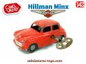 La Hillman Minx rouge de 1951 en miniature a moteur par Chad-Valley au 1/43e