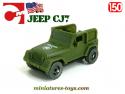 La Jeep CJ7 militaire Soldier en miniature de Chapmei au 1/50e
