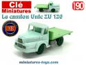 Le camion Unic ZU 120 plateau en miniature par Clé au 1/90e