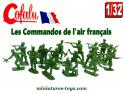 Les Commandos de l'air français en petits soldats plastique par Cofalu au 1/32e