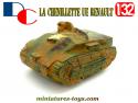 La chenillette UE Renault miniature en platre creux de DC produite en 1945