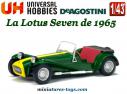 La Lotus Seven en voiture miniature par DeAgostini au 1/43e