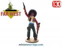 La figurine du Bandit mexicain dans l'Ouest américain par Del Prado au 1/32e