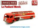 Le Panhard Movic semi remorque citerne Esso miniature de Dinky Toys au 1/50e
