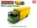 Le camion Simca cargo fourgon miniature de Dinky Toys au 1/50e incomplet