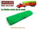 La réédition de la bâche verte de la semi remorque du Willème Dinky Toys