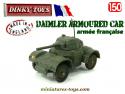 Le Daimler armoured car en miniature par Dinky Toys England au 1/50e