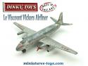 Le Viscount Vickers Airliner miniature par Dinky Toys au 1/300e incomplet