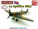 Le chasseur Spitfire MkII miniature par Dinky Toys england au 1/72e