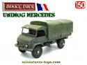 Le camion militaire Unimog Mercedes en miniature par Dinky Toys au 1/50e