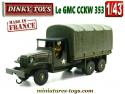 Le camion militaire GMC CCKW 353 6x6 bâché de Dinky Toys France