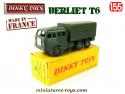 Le camion militaire Berliet T6 6x6 en miniature Dinky Toys France au 1/55e