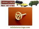 Le volant trois branches pour Unimog Mercedes miniature de Dinky Toys France