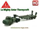 Le porte char Mighty Antar Thornycroft en miniature militaire Eko au 1/88e H0 HO