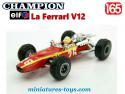 La Formule 1 Ferrari V12 rouge en miniature par Champion pour Elf au 1/65e