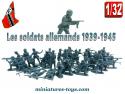 Un lot de 23 petits soldats allemands Matchbox China au 1/32e