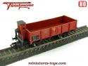 Le wagon tombereau à guérite en miniature de Fleischmann au HO H0