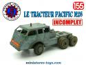 Le Pacific M26 bleu en miniature France Jouets au 1/55e incomplet