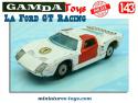 La Ford GT 40 blanche en miniature de Gamda Sabra Models au 1/43e