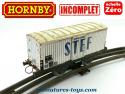 Le wagon réfrigérant Stef en miniature par Hornby n° 38 échelle zéro 0 O