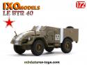 Le BTR 40 russe brun sable en miniature par Ixo models au 1/72e