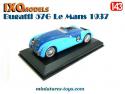La Bugatti 57G Le Mans 1937 en miniature par Ixo Models pour Altaya au 1/43e
