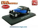 La Bugatti type 50 de 1932 en miniature par Ixo Models au 1/43e