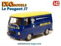 Le Peugeot J7 pneu X Michelin en miniature par Ixo Models au 1/43e