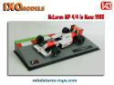 La McLaren MP 4/4 des 24 heurs du Mans 1988 en miniature Ixo Models au 1/43e