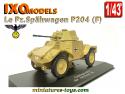 Le Pz.Spahwagen P204 F Panhard 178 en miniature par Ixo Models au 1/43e