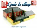 Une école de village en décor miniature par Jouef au H0 HO