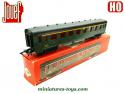 La voiture voyageurs Forestier de la SNCF en miniature par Jouef au H0