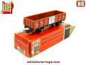 Le wagon tombereau long UIC Europ miniature par Jouef au HO H0