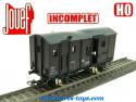 Le fourgon de queue marchandises en miniature Jouef au H0 HO incomplet