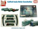 Le coffret de train électrique TAC Train Auto Couchettes par Jouef au HO H0