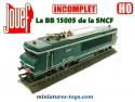 La locomotive électrique BB 15005 miniature de Jouef au H0 HO incomplète