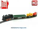 La locomotive 020 T électrique avec wagons miniatures Jouef au HO