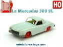 La Mercedes 300 SL bleue en voiture miniature par Jouef au H0 HO 1/87e